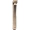 Ekena Millwork Thorton Arts and Crafts Smooth Bracket w/ Offset Brace, Douglas Fir, 5 1/2"W x 42"D x 42"H BKT0604X42X42THR03SDF - alternate 3